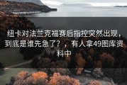 纽卡对法兰克福赛后指控突然出现，到底是谁先急了？，有人拿49图库资料中